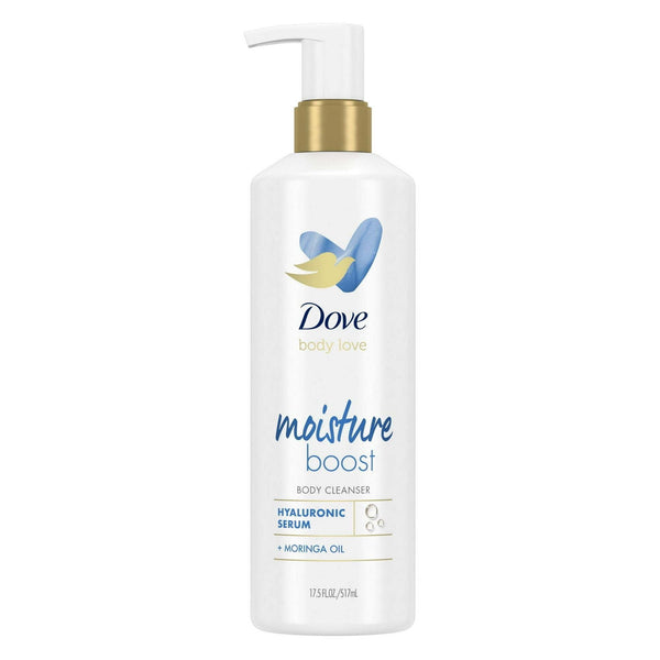 Dove Body Love Moisture Boost Daily Use Hyaluronic Acid Women's Body Cleanser, Vanilla, 17.5 fl oz EasyOptionXY LLC