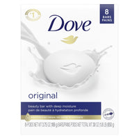 Dove Beauty Bar For Softer Skin White More Moisturizing Than Bar Soap 4 oz 8 Bars EasyOptionXY LLC