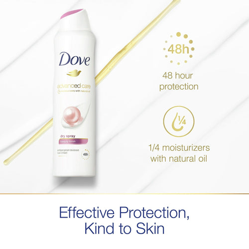 Dove Advanced Care Women's Antiperspirant Deodorant Dry Spray, Floral, 3.8 oz EasyOptionXY LLC
