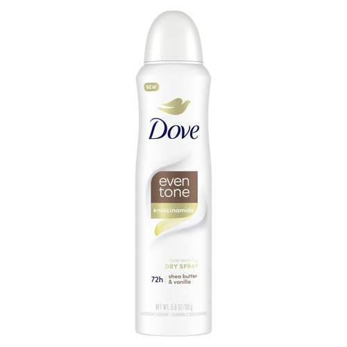 Dove Even Tone Women's Antiperspirant Dry Spray Shea Butter & Vanilla, 3.8 oz EasyOptionXY LLC