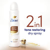 Dove Even Tone Women's Antiperspirant Dry Spray Shea Butter & Vanilla, 3.8 oz EasyOptionXY LLC