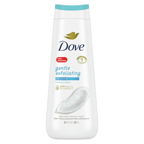 Dove Gentle Exfoliating Long Lasting Women's Body Wash Sea Minerals All Skin, 20 oz EasyOptionXY LLC