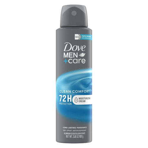 Dove Men+Care Long Lasting Antiperspirant Deodorant Dry Spray, Clean Comfort, 3.8 oz EasyOptionXY LLC