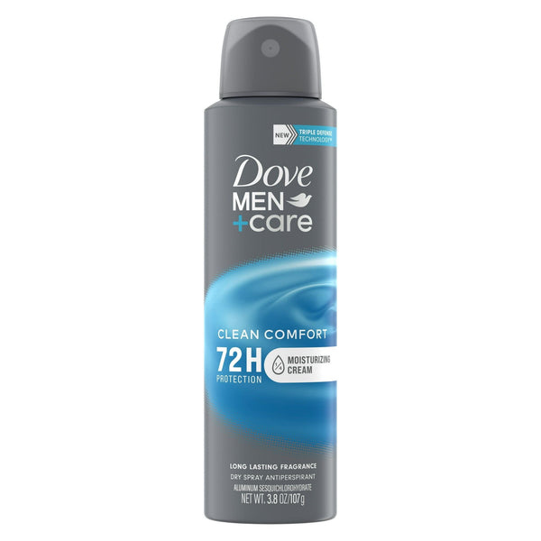 Dove Men+Care Long Lasting Antiperspirant Deodorant Dry Spray, Clean Comfort, 3.8 oz EasyOptionXY LLC