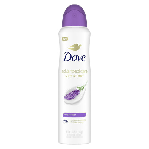 Dove Advanced Care Long Lasting Women's Antiperspirant Deodorant Dry Spray, Lavender Fresh, 3.8 oz EasyOptionXY LLC