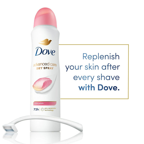 Dove Advanced Care Long Lasting Women's Antiperspirant Deodorant Dry Spray, Rose Petals, 3.8 oz EasyOptionXY LLC