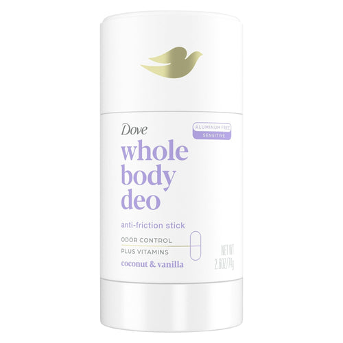 Dove Whole Body Deodorant Stick Coconut + Vanilla Aluminum Free, 2.6 oz EasyOptionXY LLC
