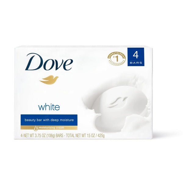 Dove Original Deep Moisturizing Beauty Bar Soap All Skin Type, Unscented, 3.75 oz (4 Bars) EasyOptionXY LLC