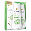 Dove Refreshing Long Lasting Gentle Body Wash Twin Pack, Cucumber and Green Tea, 20 fl oz EasyOptionXY LLC