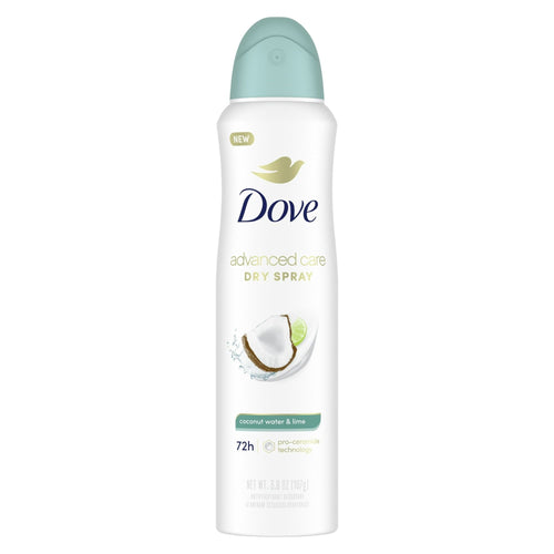 Dove Advanced Care Women's Antiperspirant Deodorant Dry Spray Coconut Water & Lime, 3.8 oz EasyOptionXY LLC