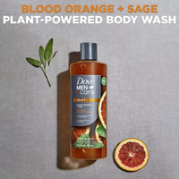 Dove Men+Care Liquid Body Wash Blood Orange + Sage, Plant-Based Cleanser All Skin Type, 18 oz EasyOptionXY LLC
