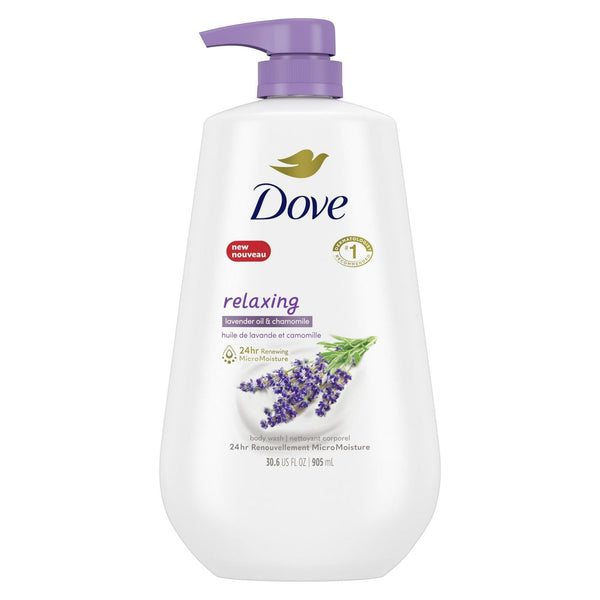 Dove Relaxing Long Lasting Gentle Women's Body Wash, Lavender Oil and Chamomile, 30.6 fl oz EasyOptionXY LLC