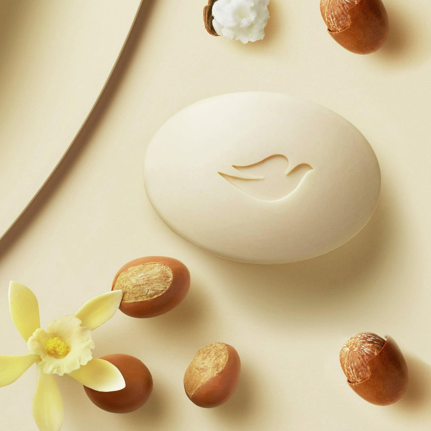 Dove Moisturizing Gentle Women's Beauty Bar Soap All Skin Type Shea Butter & Vanilla, 3.75 oz 8 Bars