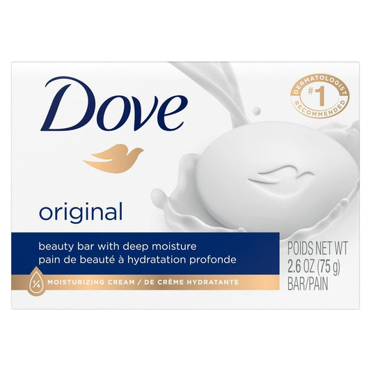 Dove Original Deep Moisture Beauty Bar for Dry Skin, 2.6 oz (1 Bar)