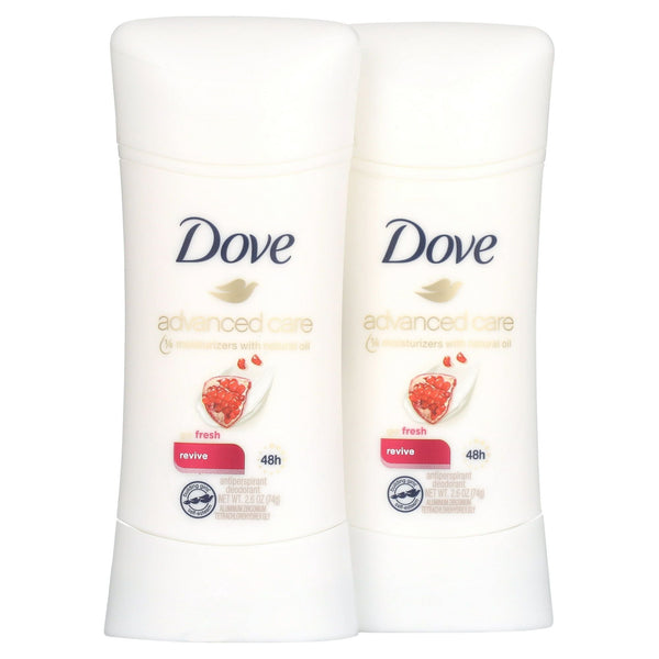 Dove Advanced Care Go Fresh Revive Antiperspirant Deodorant 2.6 oz, 2 Count EasyOptionXY LLC