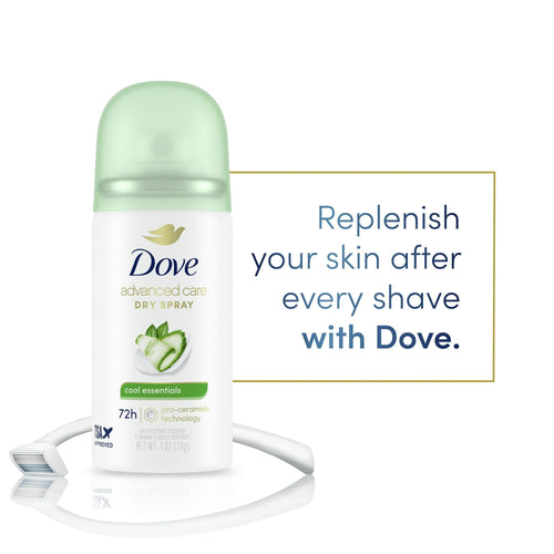 Dove Advanced Care Travel Size Antiperspirant Deodorant Dry Spray Cool Essentials Pro Ceramide Technology, 1 oz EasyOptionXY LLC