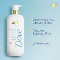 Dove Hydration Boost Body Wash 6% Hydration Serum with Hyaluronic Acid All Skin Type, 18.5 oz EasyOptionXY LLC