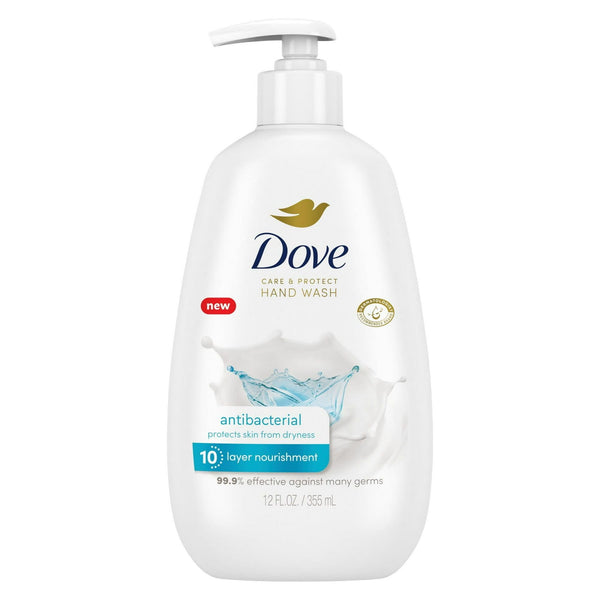 D ove Care and Protect Daily Use Antibacterial Hand Soap, 12 fl oz EasyOptionXY LLC