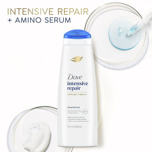 Dove Nourishing Intensive Repair Daily Shampoo for Damaged Hair with Bio-Protein Care, 12 oz EasyOptionXY LLC