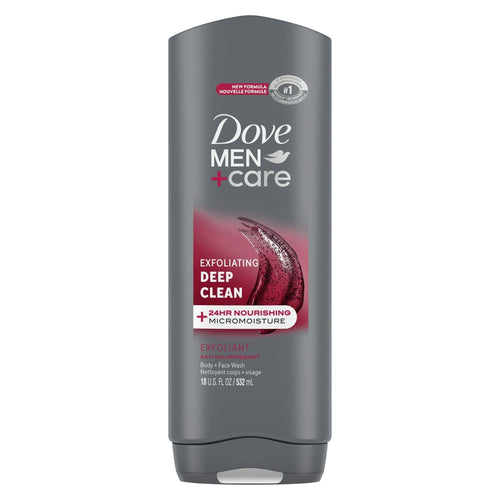 Dove Men+Care Deep Clean Hydrating Purifying Grains Women's Face & Body Wash, Unscented, 18 oz EasyOptionXY LLC