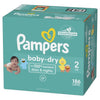 Pampers Baby-Dry Extra Protection Diapers Enormous Packs Size 2, 186 Count EasyOptionXY LLC
