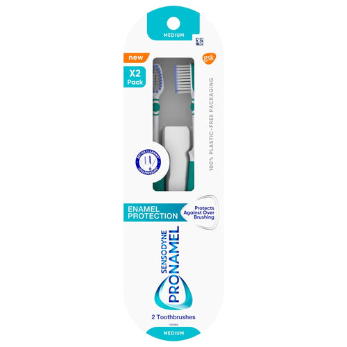 Sensodyne Pronamel Enamel Protection Toothbrush; Medium; 2 Pack EasyOptionXY LLC