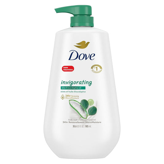Dove Invigorating Long Lasting Gentle Women's Body Wash Aloe & Eucalyptus All Skin Type, 30.6 fl oz EasyOptionXY LLC