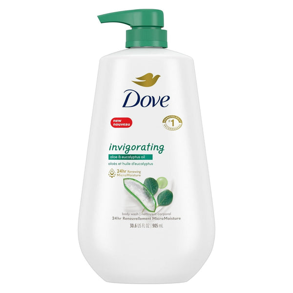 Dove Invigorating Long Lasting Gentle Women's Body Wash Aloe & Eucalyptus All Skin Type, 30.6 fl oz EasyOptionXY LLC