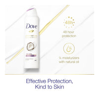 Dove Advanced Care Women's Antiperspirant Deodorant Dry Spray Twin Pack, Caring Coconut, 3.8 oz EasyOptionXY LLC