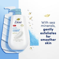Dove Gentle Exfoliating Long Lasting Women's Body Wash All Skin Type, Sea Minerals, 30.6 fl oz EasyOptionXY LLC