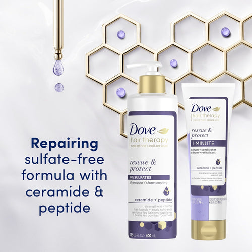 Dove Hair Therapy Rescue & Protect Serum + Conditioner, 8 fl oz EasyOptionXY LLC