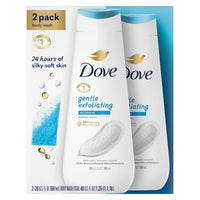 Dove Gentle Exfoliating Long Lasting Women's Body Wash All Skin Sea Minerals, 20 fl oz Twin Pack EasyOptionXY LLC