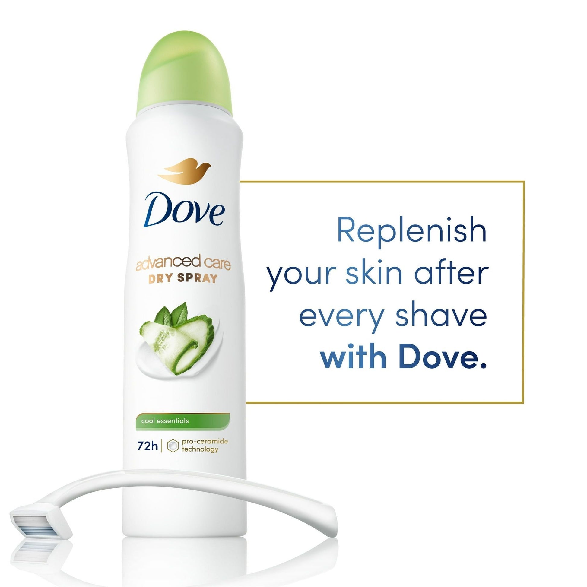 Dove Advanced Care Cool Essentials Dry 48HR Deodorant Spray 2 Pack EasyOptionXY LLC