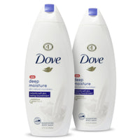 Dove Deep Moisture Nourishing Long Lasting Women's Body Wash Twin Pack, 20 fl oz EasyOptionXY LLC