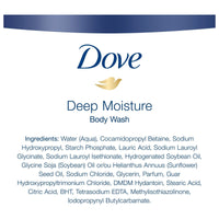 Dove Deep Moisture Nourishing Long Lasting Women's Body Wash Twin Pack, 20 fl oz EasyOptionXY LLC