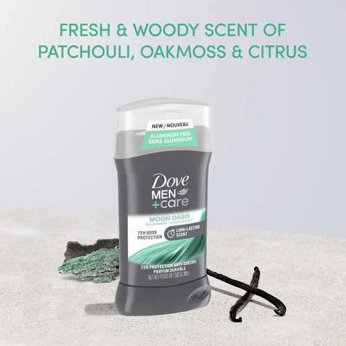 Dove Men+Care Men's Deodorant Stick Moon Oasis Aluminum-Free, 3.0 oz EasyOptionXY LLC