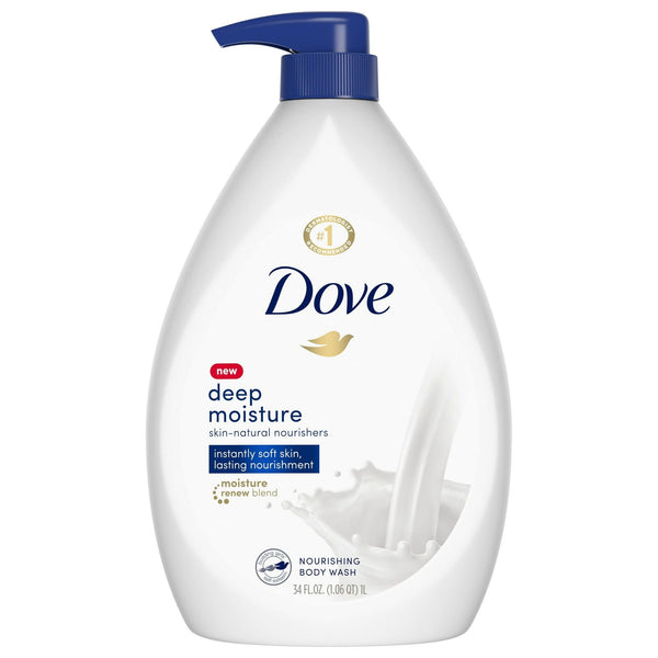 Dove Body Wash Pump Deep Moisture 34 oz EasyOptionXY LLC