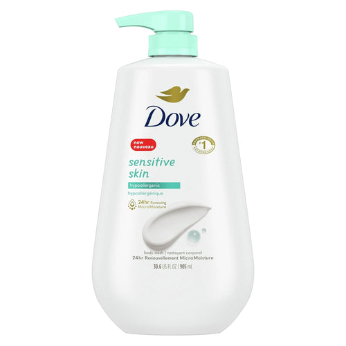 Dove Body Wash Pump, Sensitive Skin 34 oz EasyOptionXY LLC