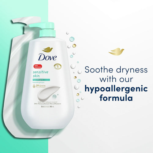Dove Body Wash Pump, Sensitive Skin 34 oz EasyOptionXY LLC