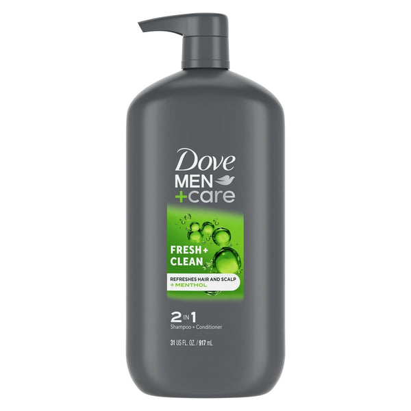 Dove Men+Care Daily 2-in-1 Shampoo and Conditioner Fresh & Clean, 31 oz EasyOptionXY LLC