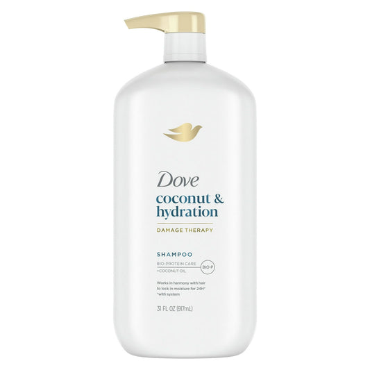 Dove Damage Therapy Daily Shampoo for Dry Hair Coconut & Hydration, 31 fl oz EasyOptionXY LLC