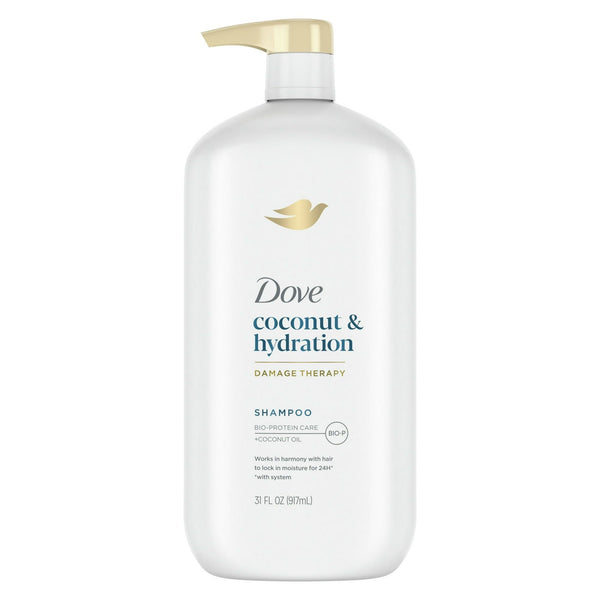 Dove Damage Therapy Daily Shampoo for Dry Hair Coconut & Hydration, 31 fl oz EasyOptionXY LLC