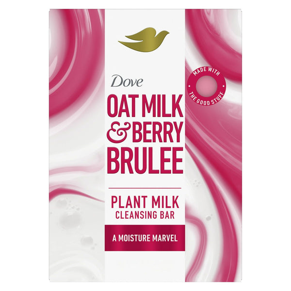 Dove Plant Based Cleansing Bar Soap for Dry Skin, Oat Milk & Berry Brulee, Sulfate Free, 5 oz 1 Count EasyOptionXY LLC