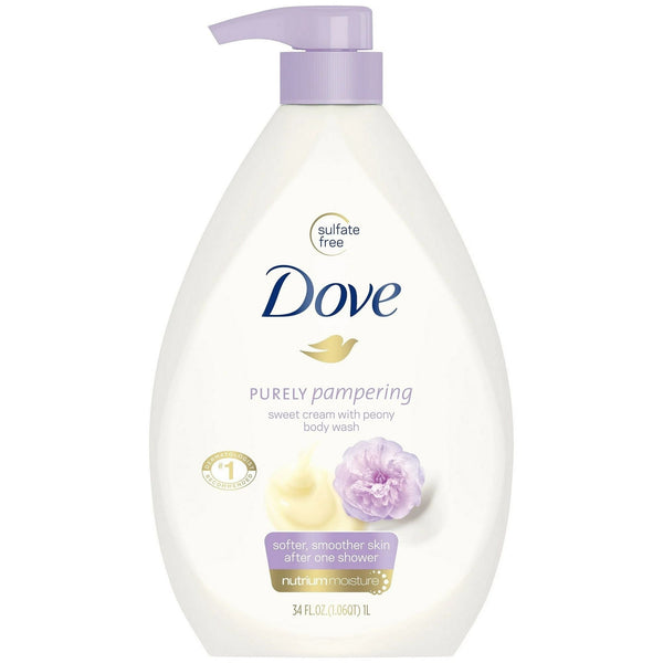 Dove Purely Pampering Sweet Cream with Peony Body Wash, 34 Ounce EasyOptionXY LLC