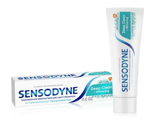 Sensodyne Deep Clean Whitening Sensitive Toothpaste, 4 Oz EasyOptionXY LLC