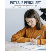 Nicpro 8 Pcs 0.5mm Pastel Mechanical Pencil Set, Fast Click Aesthetic Lead Drafting Pencils 0.5 mm with 480PCS HB Lead Refills, 3 Erasers EasyOptionXY LLC