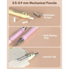 Nicpro 10Pcs Pastel Mechanical Pencil Set in Case, Cute Mechanical Pencils Bulk 0.5 & 0.7 & 0.9 mm & 2.0 mm with Lead Refills, Erasers, Lead Sharpener EasyOptionXY LLC