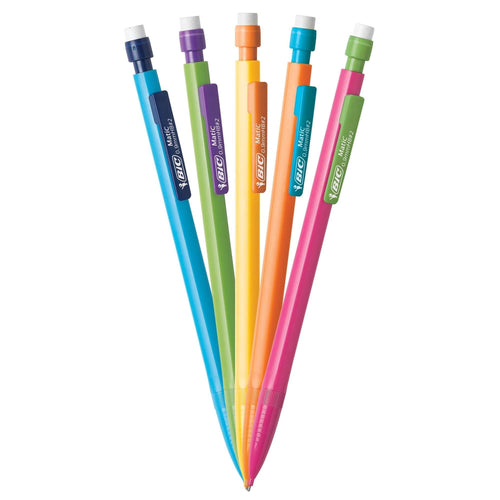 BIC Xtra-Strong Mechanical Lead Pencil, Colorful Barrel, Thick Point (0.9mm), 10 Count EasyOptionXY LLC