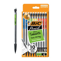 BIC Xtra-Smooth Mechanical Pencils, 0.7mm Point, 10-Count Pack, Mechanical Pencils for School EasyOptionXY LLC