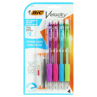 BIC Velocity Mechanical Pencil, 0.9mm, Black, 4-Pack EasyOptionXY LLC